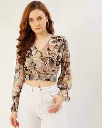 [sku01350] Top con estampado floral